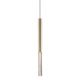 Pendule, Lustre suspendate - Pendul LED design minimalist One, auriu