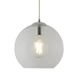 Pendul design modern 25cm Balls crom / clar