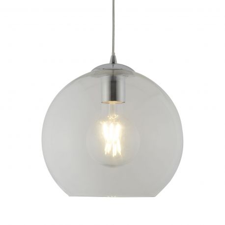 Pendule, Lustre suspendate - Pendul design modern 25cm Balls crom / clar