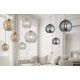 Pendule, Lustre suspendate - Pendul design modern 25cm Balls crom / clar