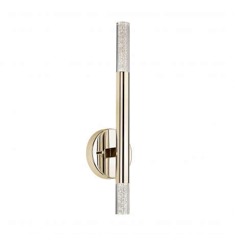 Aplice, corpuri de iluminat pentru pereti - Aplica LED design minimalist One, auriu