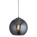 Lustra / Pendul design modern 30cm Balls crom / fumuriu