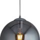 Pendule, Lustre suspendate - Lustra / Pendul design modern 30cm Balls crom / fumuriu