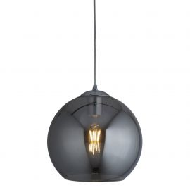 Pendule, Lustre suspendate - Lustra / Pendul design modern 35cm Balls crom / fumuriu