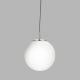 Pendule, Lustre suspendate - Lustra / Pendul design modern 30cm Atom silver / opal