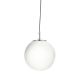 Pendule, Lustre suspendate - Lustra / Pendul design modern 25cm Atom silver / opal