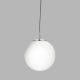 Pendule, Lustre suspendate - Lustra / Pendul design modern 25cm Atom silver / opal