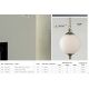 Pendule, Lustre suspendate - Lustra / Pendul design modern Avalon silver / opal