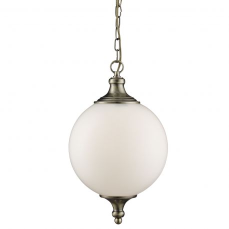 Pendule, Lustre suspendate - Lustra / Pendul design clasic Avalon alama antic / opal