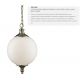Pendule, Lustre suspendate - Lustra / Pendul design clasic Avalon alama antic / opal