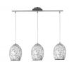 Lustra design modern Crackle 3L alb mozaic