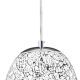 Pendule, Lustre suspendate - Pendul design modern Crackle alb mozaic