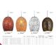 Pendule, Lustre suspendate - Pendul design modern Crackle alb mozaic