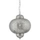 Pendule, Lustre suspendate - Lustra / Pendul design rustic Fretwork nickel