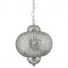 Lustra / Pendul design rustic Fretwork nickel