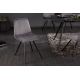 Seturi scaune, HoReCa - Set de 4 scaune industrial retro Amsterdam, catifea gri inchis
