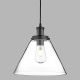 Pendule, Lustre suspendate - Lustra / Pendul design modern Pyramid negru/clar