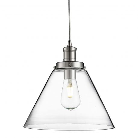 Pendule, Lustre suspendate - Lustra / Pendul design modern Pyramid crom/clar
