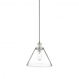 Pendule, Lustre suspendate - Lustra / Pendul design modern Pyramid argintiu / clar