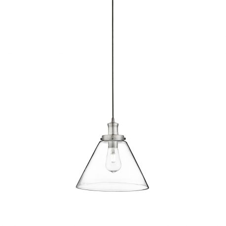 Pendule, Lustre suspendate - Lustra / Pendul design modern Pyramid argintiu / clar