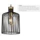 Pendule, Lustre suspendate - Lustra / Pendul design modern Bird Cage