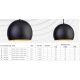 Pendule, Lustre suspendate - Lustra / Pendul design modern 40cm Domas negru