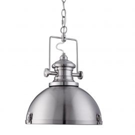Pendule, Lustre suspendate - Lustra moderna Industrial argintiu