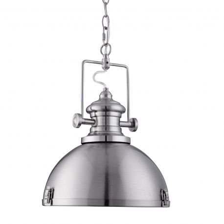 Pendule, Lustre suspendate - Lustra moderna Industrial argintiu