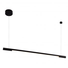 Pendule, Lustre suspendate - Lustra LED liniara, suspendata Organic 100cm, negru