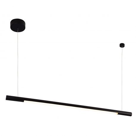 Pendule, Lustre suspendate - Lustra LED liniara, suspendata Organic 100cm, negru