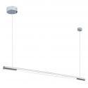 Lustra LED liniara, suspendata Organic 100cm, crom