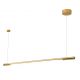Pendule, Lustre suspendate - Lustra LED liniara, suspendata Organic 150cm, auriu