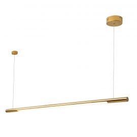Pendule, Lustre suspendate - Lustra LED liniara, suspendata Organic 150cm, auriu