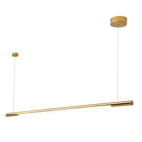 Pendule, Lustre suspendate - Lustra LED liniara, suspendata Organic 150cm, auriu