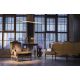 Pendule, Lustre suspendate - Lustra LED liniara, suspendata Organic 150cm, auriu