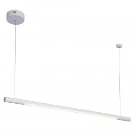 Pendule, Lustre suspendate - Lustra LED liniara, suspendata Organic 150cm, alb