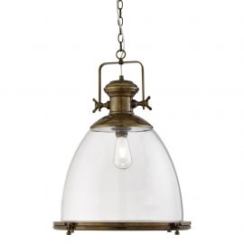 Pendule, Lustre suspendate - Lustra / Pendul clasic Ø49cm Industrial alama antic