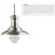 Pendule, Lustre suspendate - Lustra / Pendul stil industrial Fisherman argintiu satin