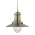 Lustra / Pendul stil industrial Fisherman alama antic