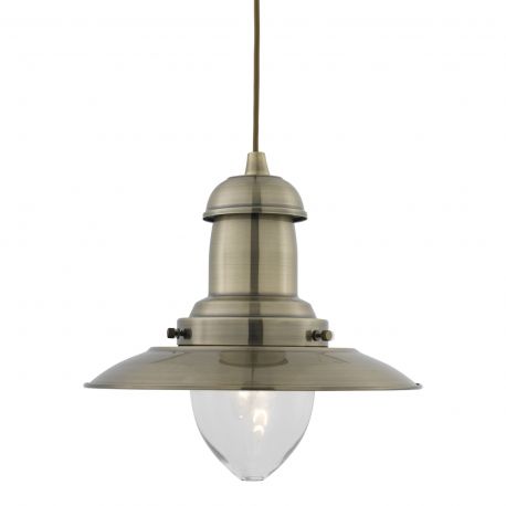 Pendule, Lustre suspendate - Lustra / Pendul stil industrial Fisherman alama antic