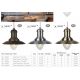 Pendule, Lustre suspendate - Lustra / Pendul stil industrial Fisherman alama antic
