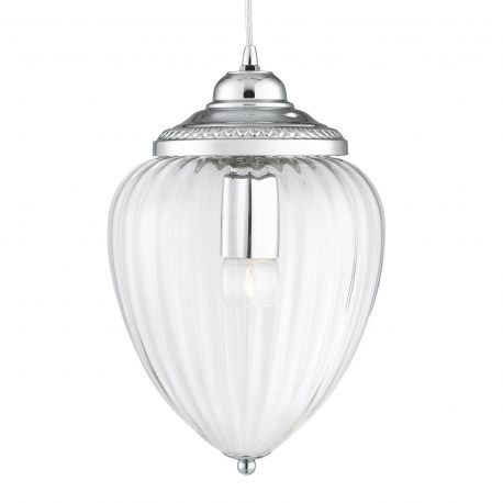 Pendule, Lustre suspendate - Pendul stil traditional Pineapple crom