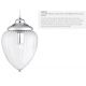 Pendule, Lustre suspendate - Pendul stil traditional Pineapple crom