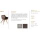 Scaune - Scaun tapitat design italian Mink