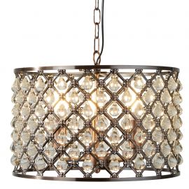 Pendule, Lustre suspendate - Lustra / Pendul elegant stil traditional Marquise cupru antic