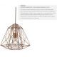 Pendule, Lustre suspendate - Lustra / Pendul design modern minimalist Geometric cupru