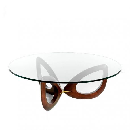 Masute Living - Masuta de cafea eleganta design LUX Walnut, 120cm