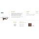 Masute Living - Masuta de cafea eleganta design LUX Walnut, 120cm