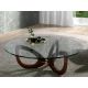 Masute Living - Masuta de cafea eleganta design LUX Walnut, 120cm