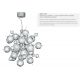 Candelabre, Lustre - Lustra eleganta design ultra-modern Molecule crom